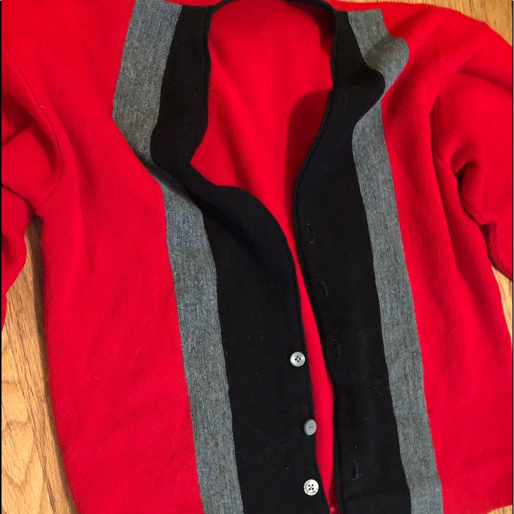 Handmade wool cardigan sweater